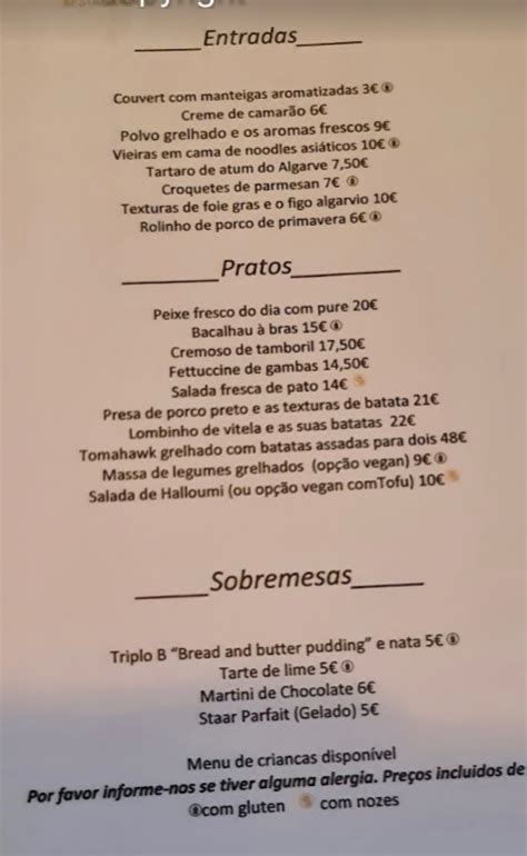 staar restaurante menu|Fine Dining Albufeira 